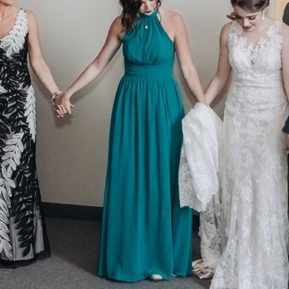Azazie Forest Green Prom/ Bridesmaid Dress